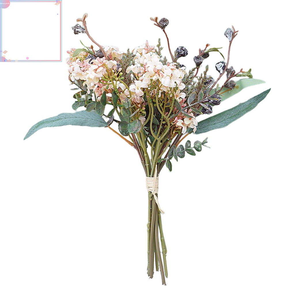 Hoa khuynh diệp nhân tạo mềm mại xinh xắn trang trí nhà cửa