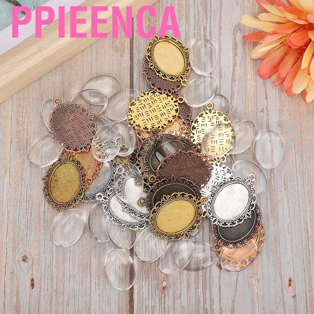 Bộ 60 Mặt Dây Chuyền Hình Tròn Tráng Gương Độc Đáo
