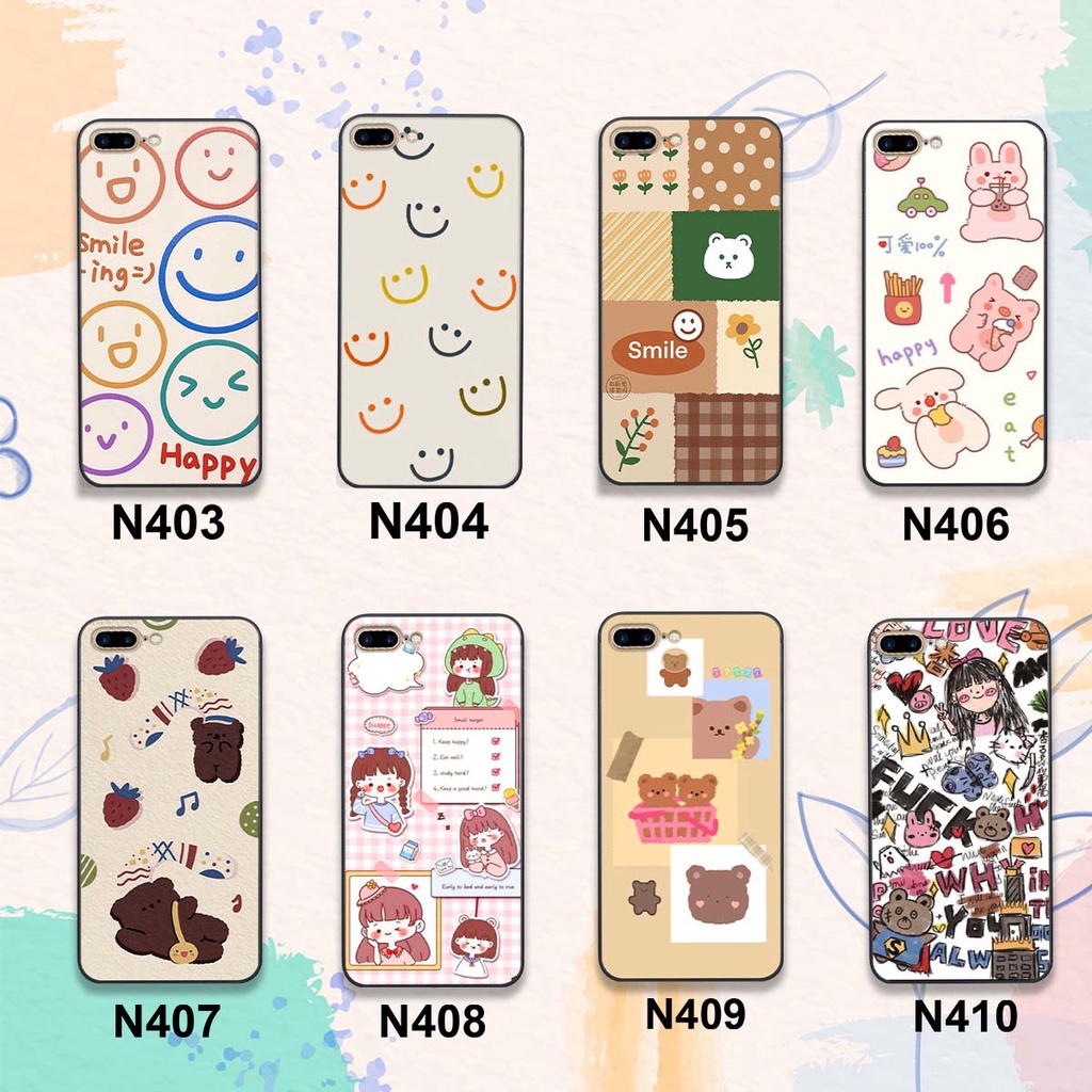 Ốp lưng Iphone IP7 Plus / IP8 Plus in hình cute phô mai que đáng iu