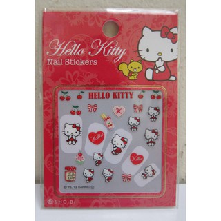 THANH LÝ Dán móng tay Hello Kitty hình trái tim