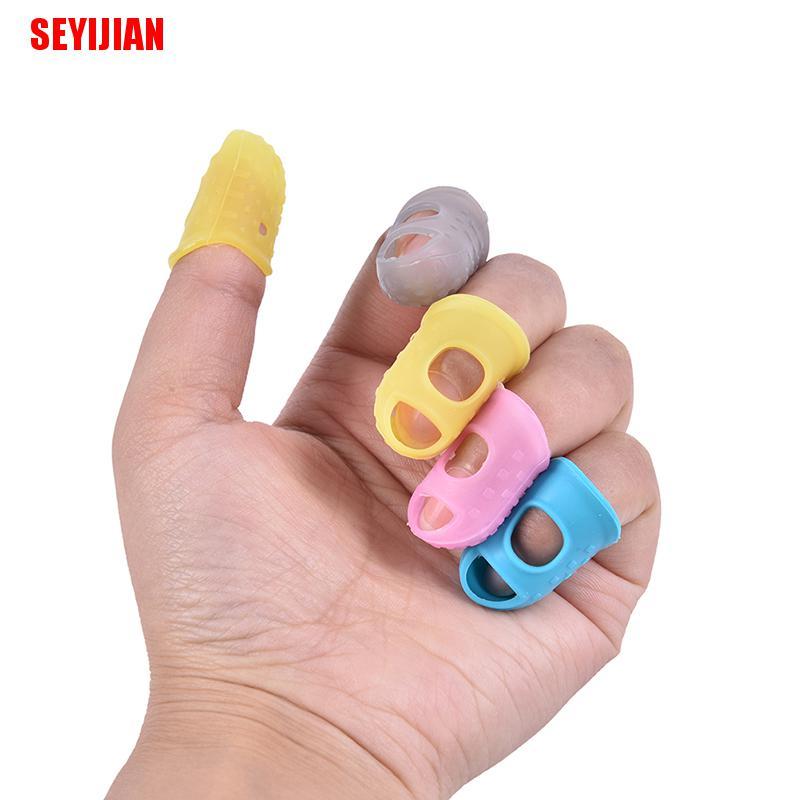 Set 10 Găng Tay Silicone Bảo Vệ Ngón Tay Chống Trượt Khi Chơi Guitar