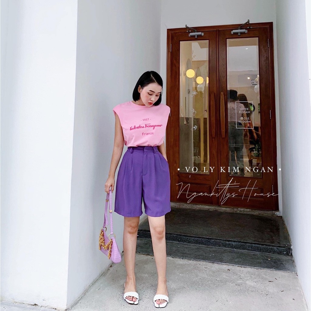 Sale SET ÁO THUN+ QUẦN NGỐ TÍM HÀNG NHẬP Ꮯɦấȶ Ꮮɨệʊ : thun cotton + lụa tuyết. Size dưới 55kg vừa nha mấy chế .