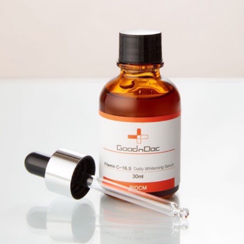 Serum thâm nám chứa vitamin C  GOODNDOC VITAMIN C-16.5 DAILY WHITENING SERUM
