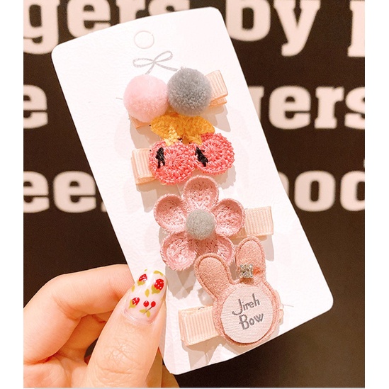 Set kẹp tóc xinh xắn, dễ thương cho bé gái