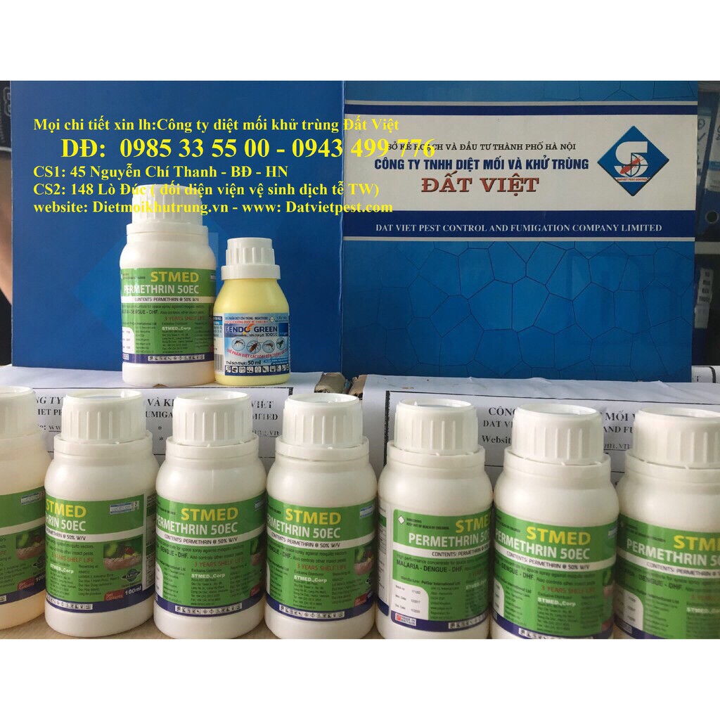 thuốc diệt muỗi nhập ngoại STMED 50EC CHAI 100 ML