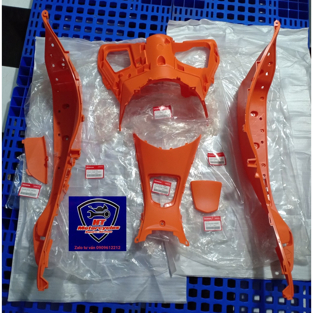 NHỰA NHÁM CAM PCX 2014 -2017 NHẬP THÁI