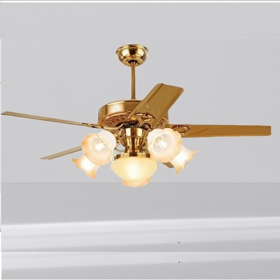 Quạt trần đèn SuperVilighting, MS: S138, động cơ DC 50W, sải cánh : 1,32m, điện áp : 220V- Động cơ bảo hành  48 tháng