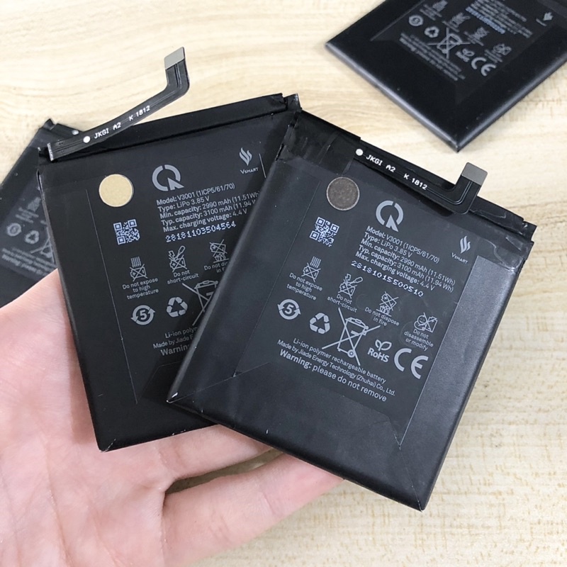 Pin Vsmat Active 1 (V3001 ) Zin Hàng Cao Cấp.