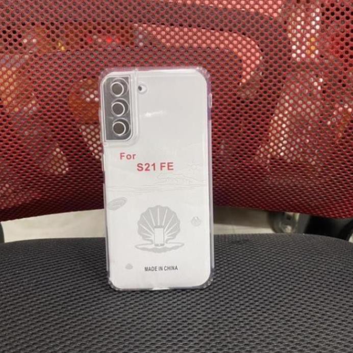 Ốp lưng samsung S21 FE dẻo trong suốt bảo vệ camera
