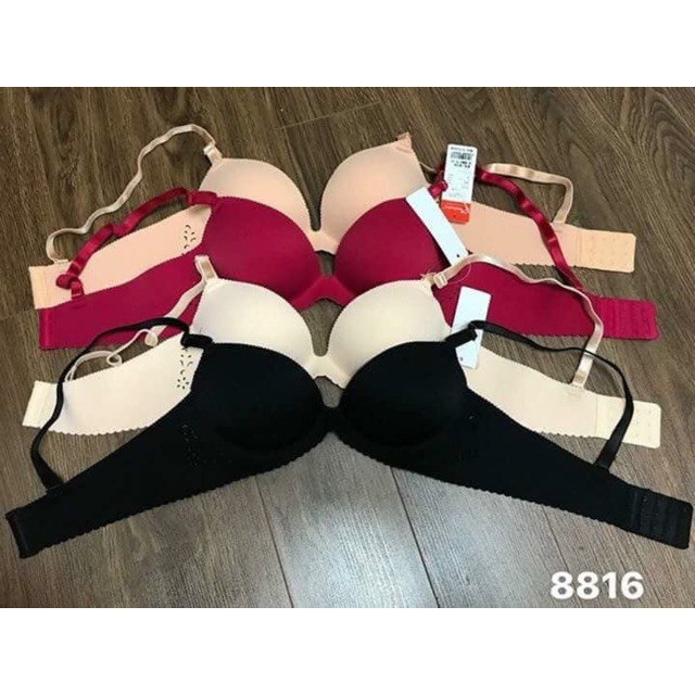 Áo lót nữ su đúc LYMIA hoa không gọng đệm siêu dày thông hơi siêu thoáng A69