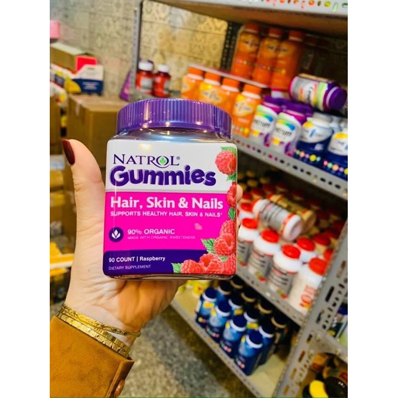 Natrol Gummies Hair Skin Nails 90v