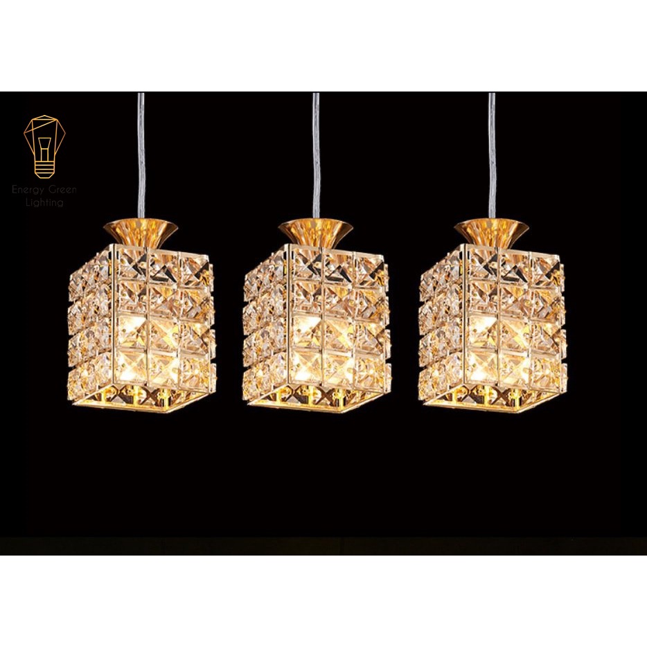 Đèn Thả Trang Trí Pha Lê Cao Cấp Energy Green Lighting SJ-049 Decor Vintage - Phong Cách Bắc Âu