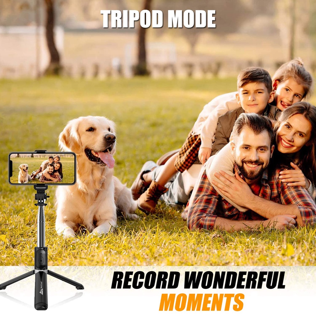 Gậy chụp ảnh selfie Lenovo x Wecool S2 không dây Bluetooth 103cm có thể chỉnh và xoay được