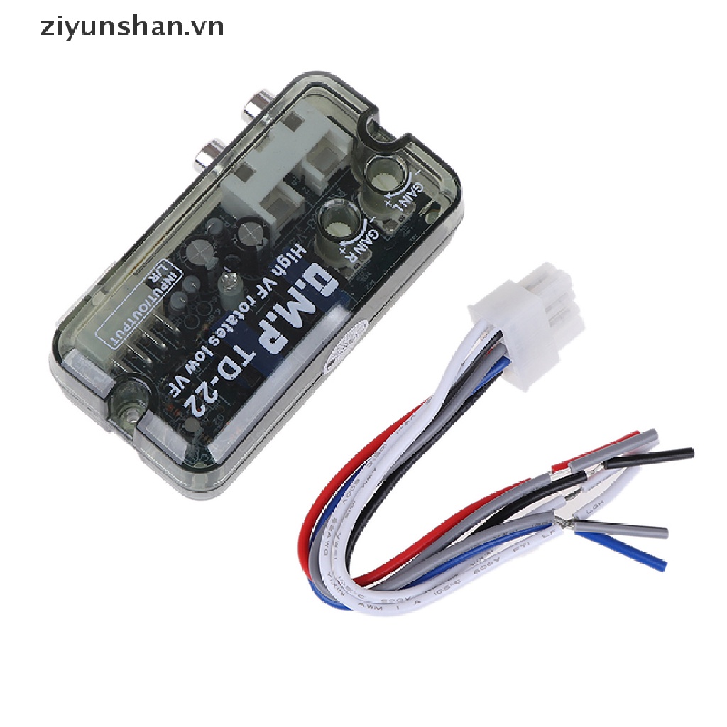 Đầu Chuyển Đổi Âm Thanh 12V RCA Cao Sang Thấp Có Thể Điều Chỉnh Cho Xe Hơi