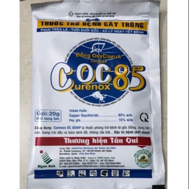 Thuốc Phòng Trừ Nấm Bệnh Coc85 - 20g