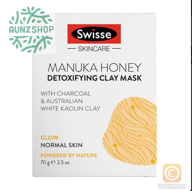 Mặt nạ thải độc đất sét mật ong Swisse Manuka Honey Detoxifying Facial Mask