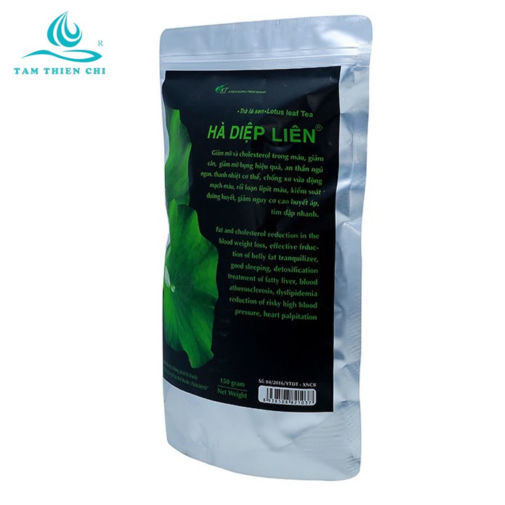 Thực phẩm bảo vệ sức khỏe Lá sen tươi sấy khô KT làm trà túi 150gram