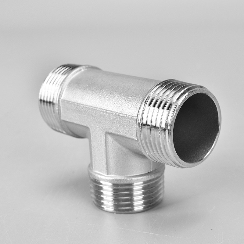Tê inox ren ngoài 3 đầu ren ngoài