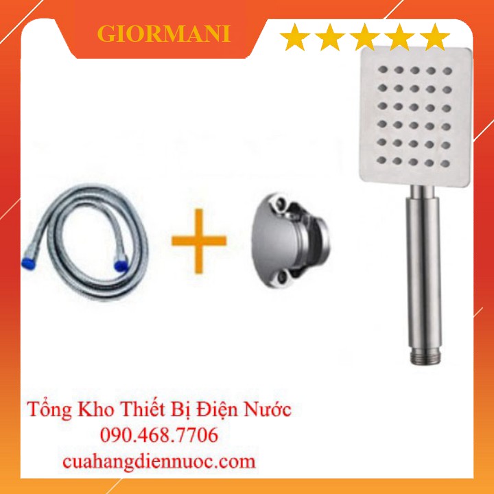 Sen tắm, Bộ vòi hoa sen vuống inox cao cấp VHS10