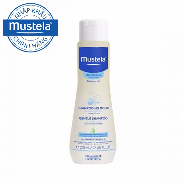 Dầu Gội Cho Trẻ Sơ Sinh &amp; Em Bé Da Thường Mustela 200ml