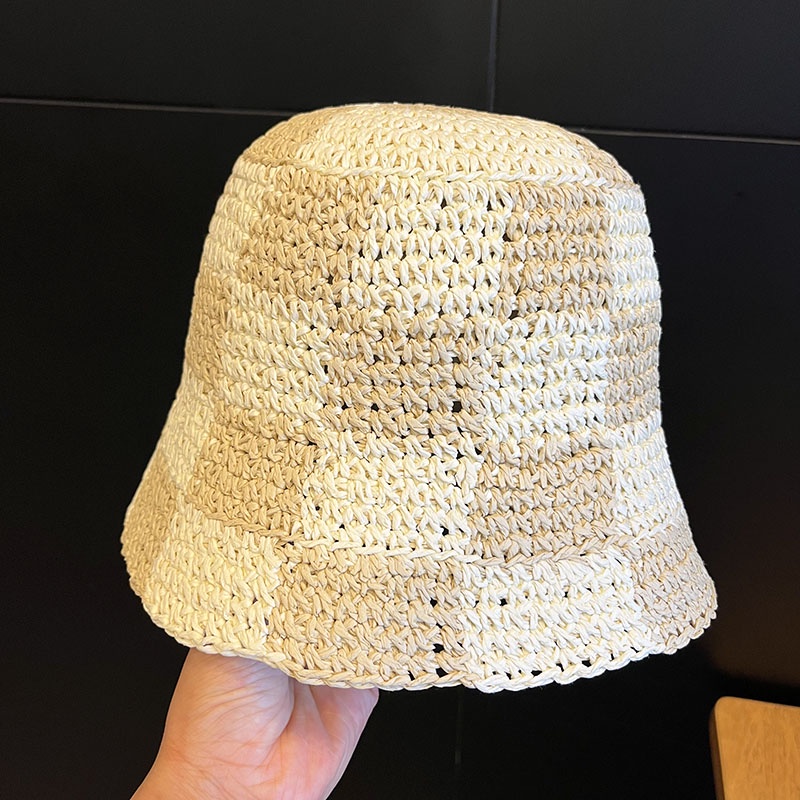Nón Vành Đan Cói Bằng Tay Phong Cách Hàn Quốc Thời Trang Mùa Hè Cho Nữ