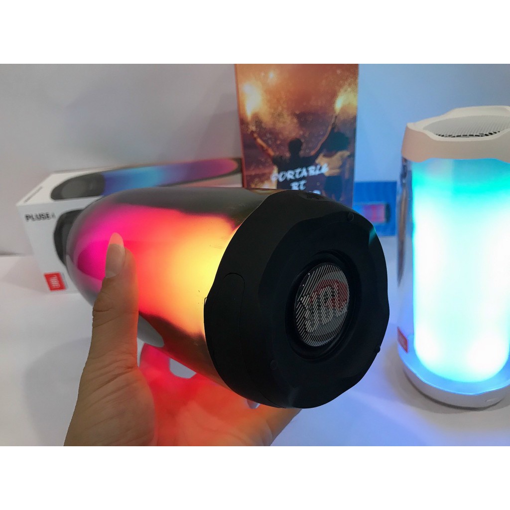 Loa Bluetooth JBL pulse 4 Đèn Led  360 độ Âm Thanh Chuẩn  Bass Căng Đét Hàng Cao Cấp