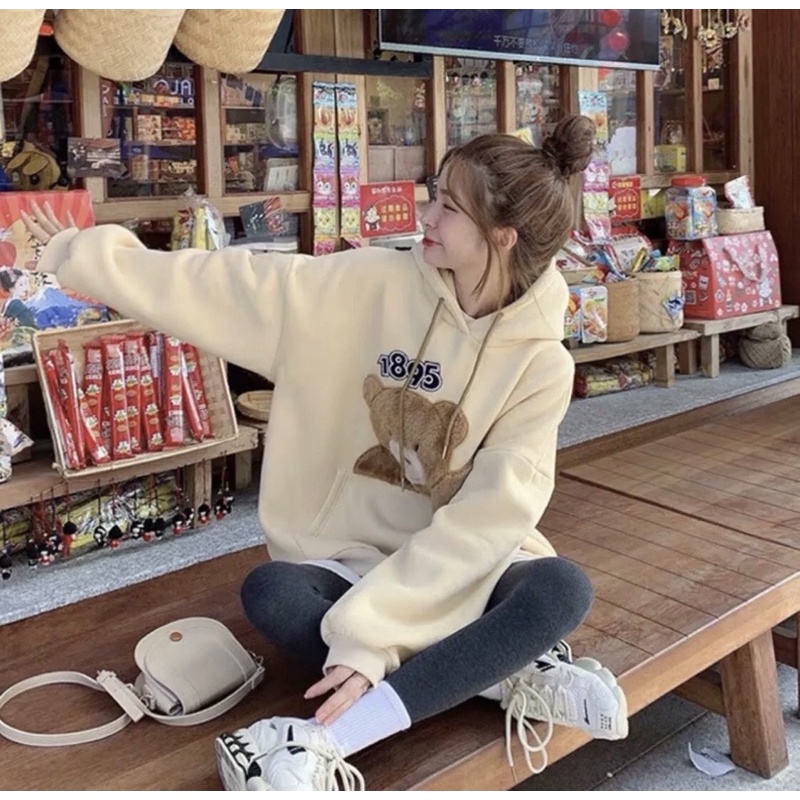 [new] Áo Hoodie Nỉ bản Thêu TEDDY Xịn Ulzzang Chống Nắng, Dày dặn