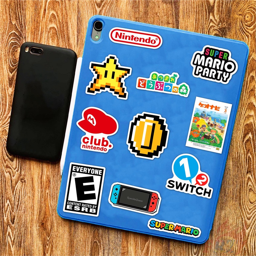 Bộ 100 Cái/Bộ ❉ Sticker Dán Trang Trí Máy Chơi Game Nintendo Switch ❉ Miếng Dán Trang Trí Thời Trang Chống Thấm Nước