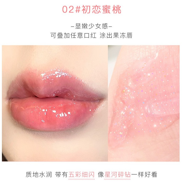Son Bóng Trong Suốt Màu Sắc Long Lanh