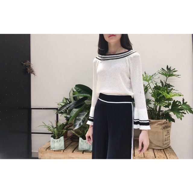 ❤️❤️ Áo len cổ thuyền tay loe ❤️❤️❤️