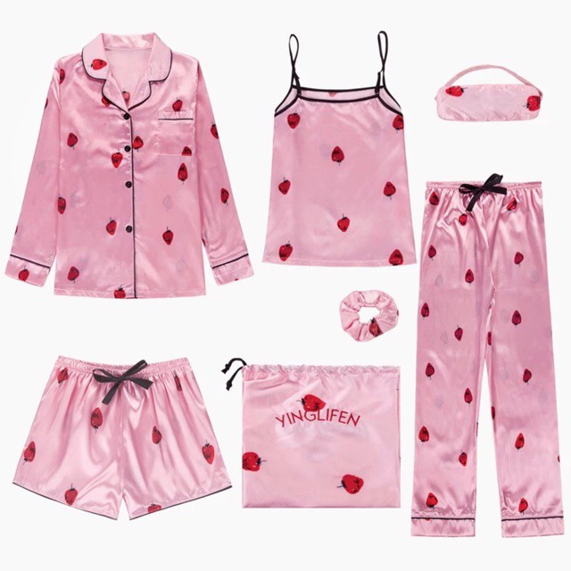 [SIÊU RẺ] Set đồ ngủ pijama đồ ngủ dài tay đồ ngủ hai dây - (hàng loại A) | BigBuy360 - bigbuy360.vn