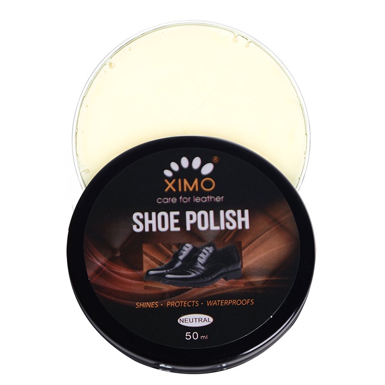 Xi đánh giày dạng sáp Shoe Polish XIMO giúp sáng bóng bổ sung màu XXI08 50ml