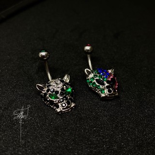Khuyên rốn ( Bông rốn ) thép y tế đính đá
