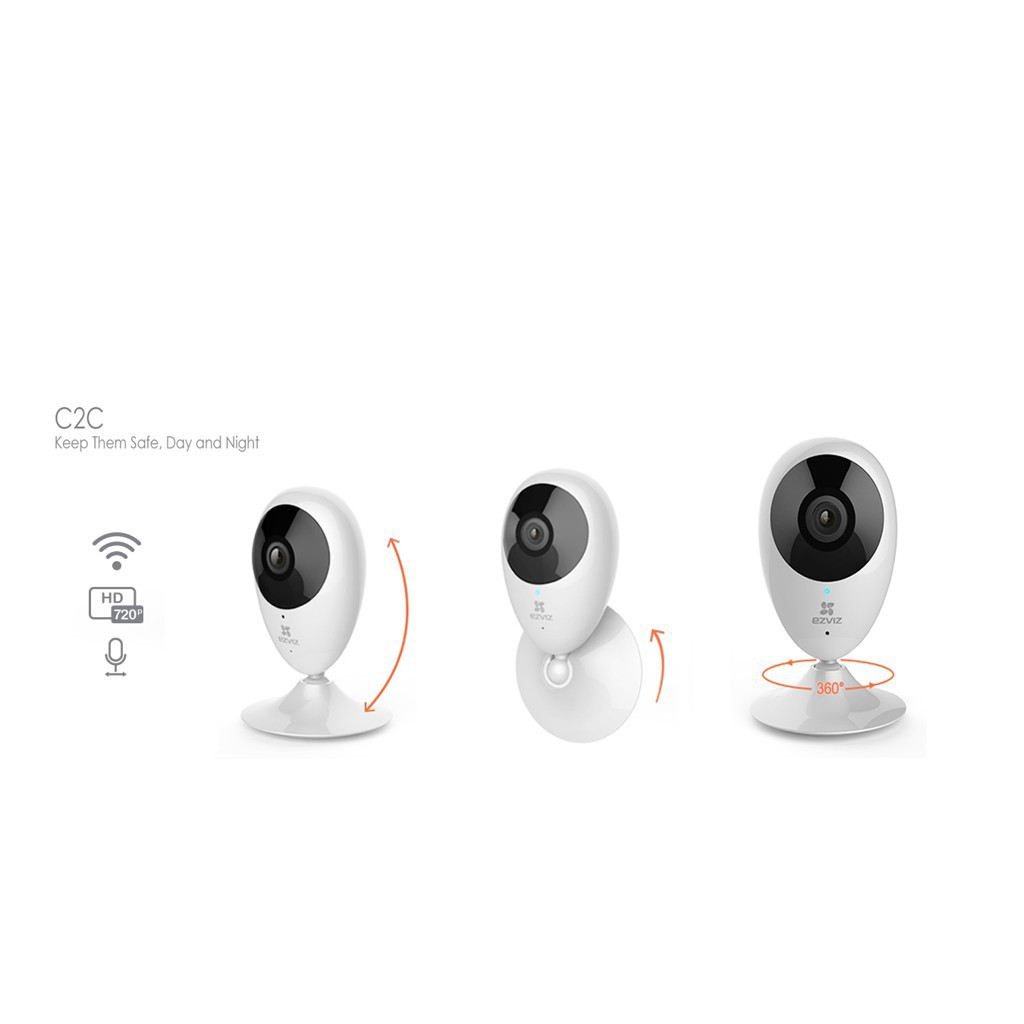 [Mã ELHAMS5 giảm 6% đơn 300K] CAMERA IP Wifi không dây EZVIZ CS-CV206 C2C 1080P Sản phẩm cao cấp của hikvision