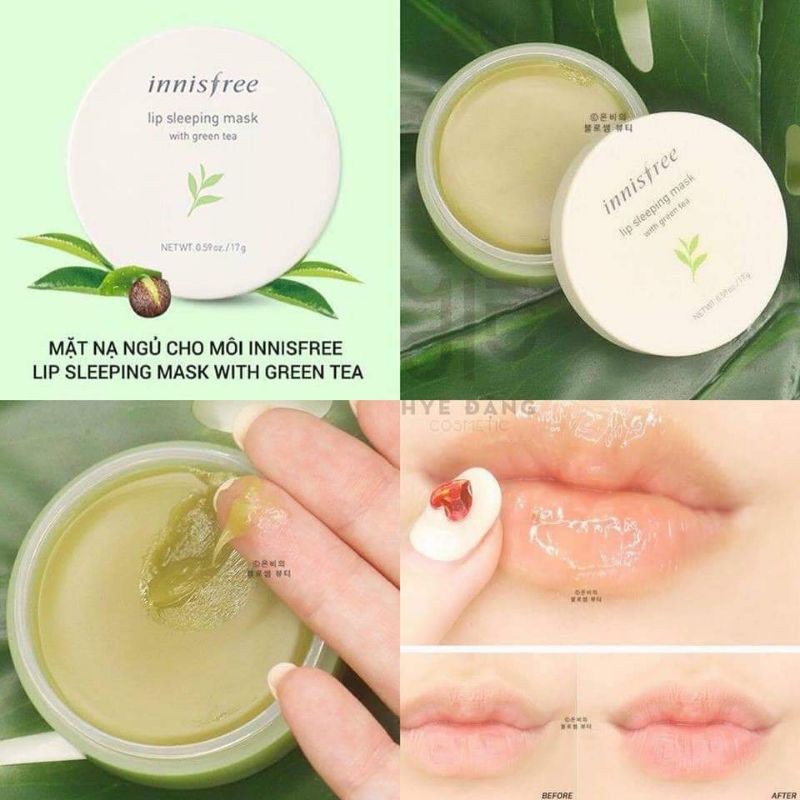 nạ ngủ dưỡng môi innisfree