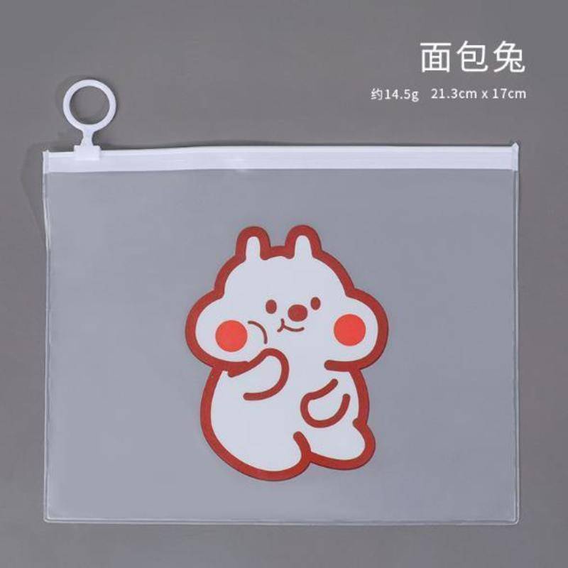 ⭐ iLado ⭐  Hộp bút chì thiết kế chia nilong chủ đề nhân vật túi zip nhỏ động vật hộp vải đựng đồ Hộp đựng hộp bút hologram bút cute theme bọc zip tiểu an văn phòng phẩm Đa Dụng túi đựng đồ dùng cá nhân hình