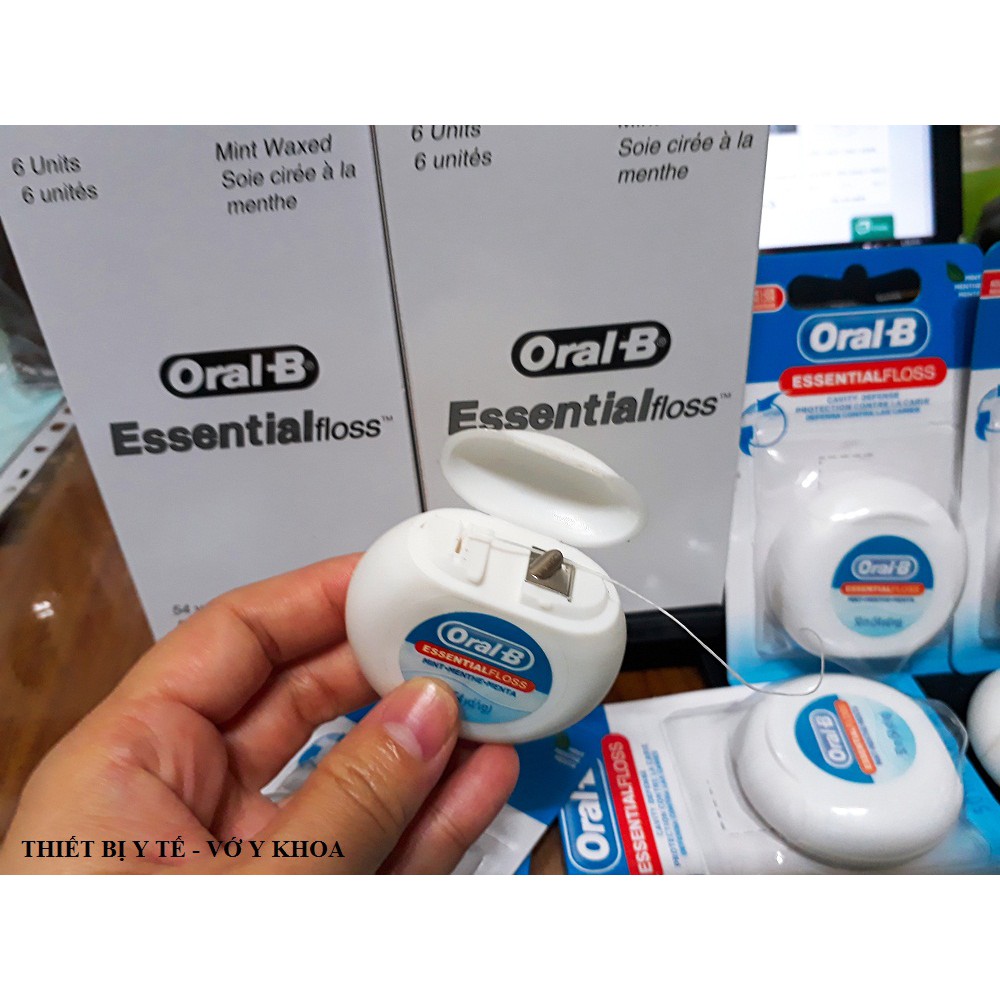 CHỈ NHA KHOA ORAL-B ESSENTIAL FLOSS (50M/VỈ)