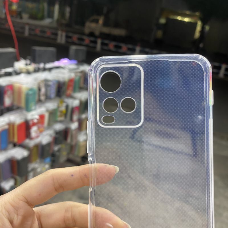 Ốp lưng Vivo Y21 Y21S Y33S dẻo trong suốt bảo vệ camera