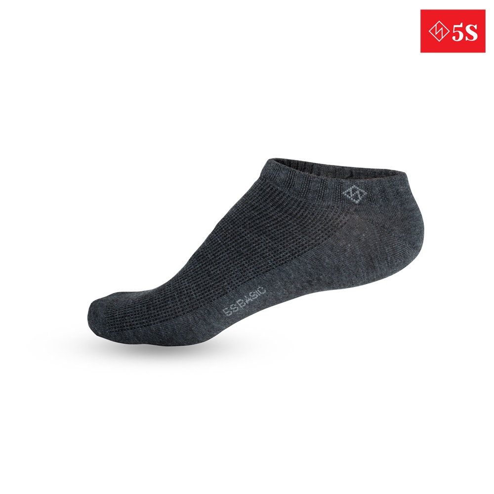 Combo 3 Đôi Tất Cổ Ngắn Nam 5S, Màu Sắc Cơ Bản, Chống Hôi Chân (5S.MEDISOCK20-01-CP1)