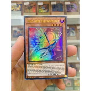 Thẻ Bài YugiOh! Mã GFTP-EN063 - Time Thief Chronocorder - Ultra Rare - 1st Edition