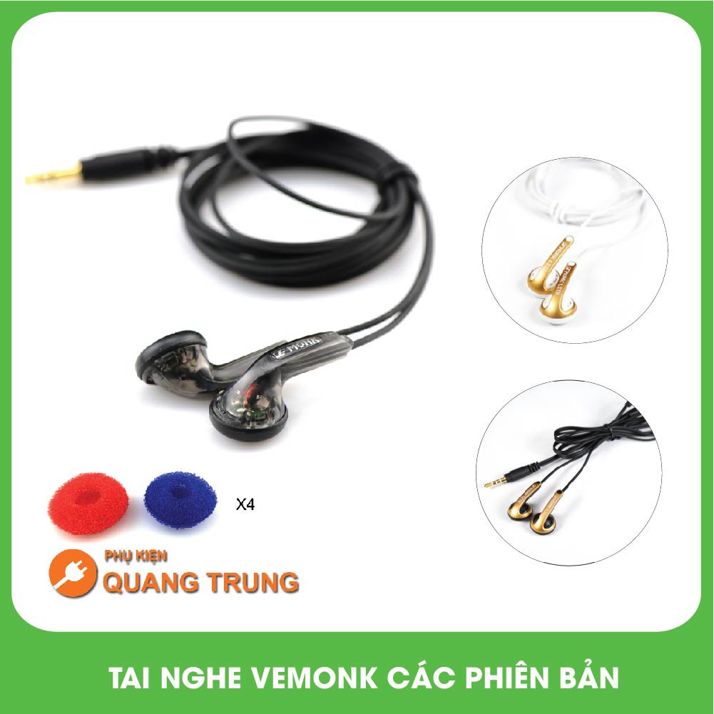 Tai nghe VE Monk Plus Các phiên bản