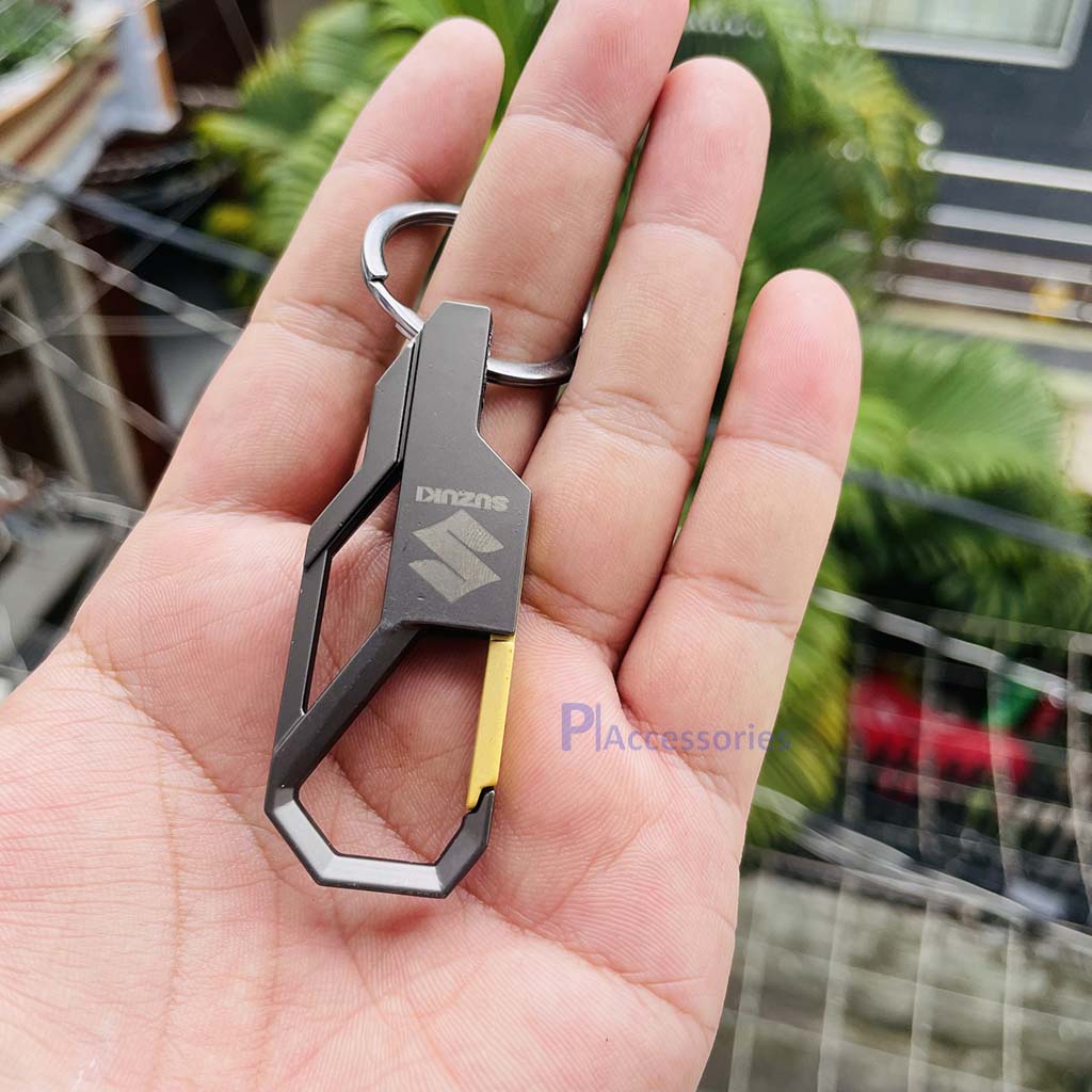 Móc Khóa Nhôm Logo Suzuki Cao Cấp PKPH