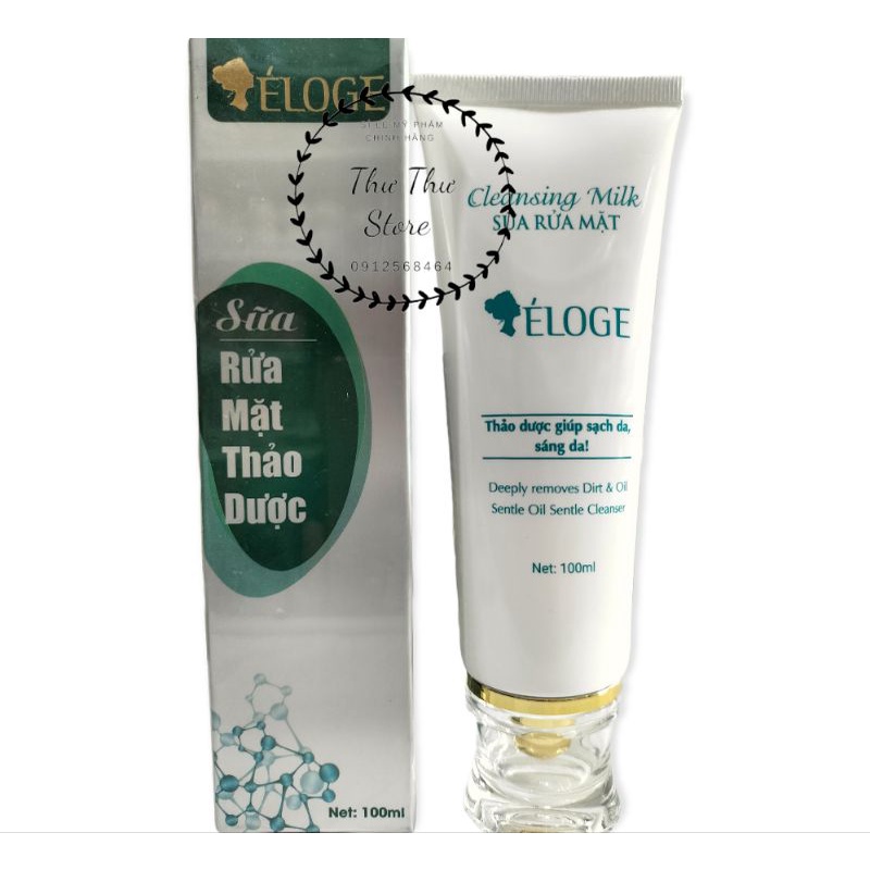 Sữa Rửa Mặt Thảo Dược Éloge 100ml