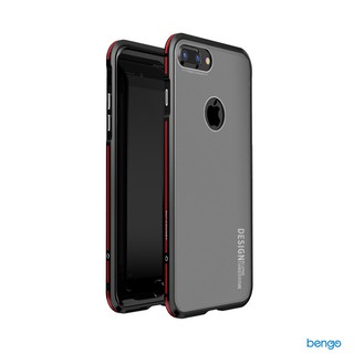 Ốp viền kim loại iPhone 7 Plus/8 Plus Luphie trong suốt siêu mỏng