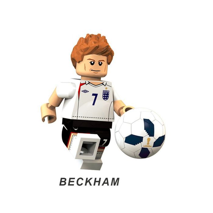 Mô Hình Đồ Chơi Lego Cầu Thủ Messi Neymar Beckham Ronaldo Cavani