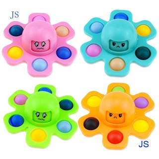 Đồ Chơi Con Quay Hình Bạch Tuộc  Kèm Pop it