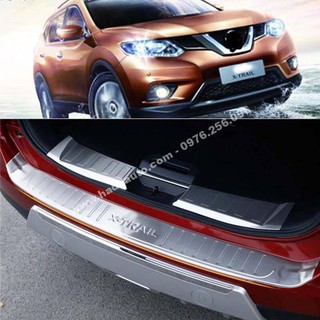 Nẹp chống xước cốp Nissan X-trail trong và ngoài inox