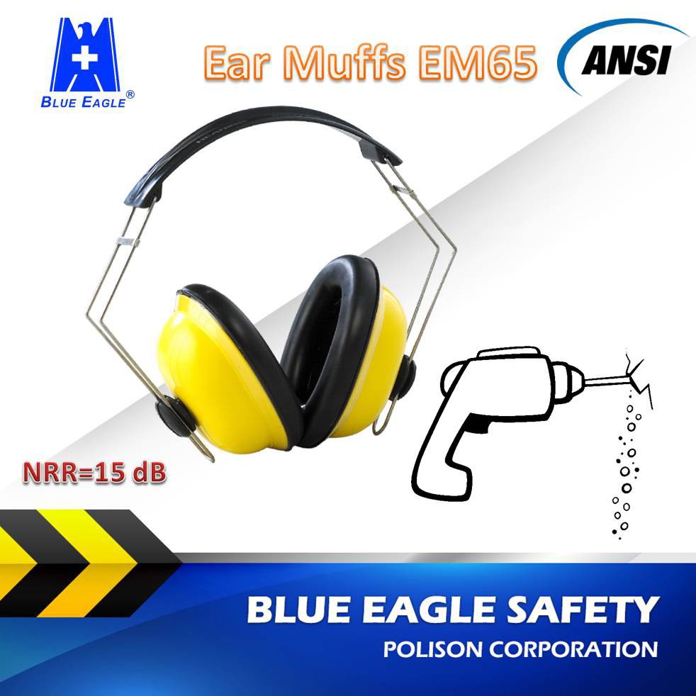 Chụp tai Chống ồn bảo vệ tối ưu đôi tai- Hãng Blue Eagle EM65- Hàng chính hãng có sẵn