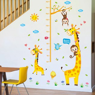 decal dán tường thước đo 2 hưu vàng