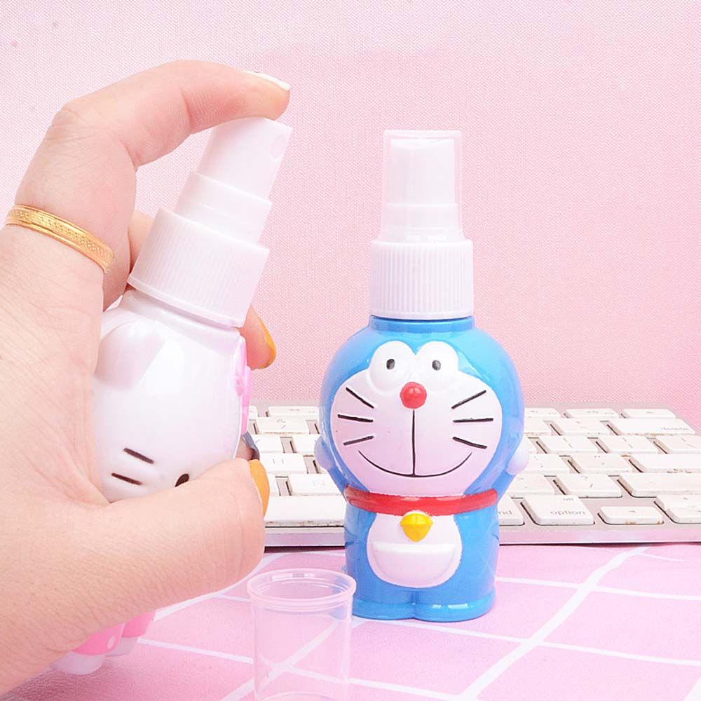 [Hàng mới về] Bình xịt rỗng đựng mỹ phẩm 50ml bằng nhựa họa tiết hoạt hình dễ thương